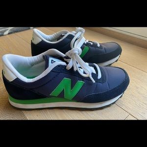 Navy/Green New Balance Shoes